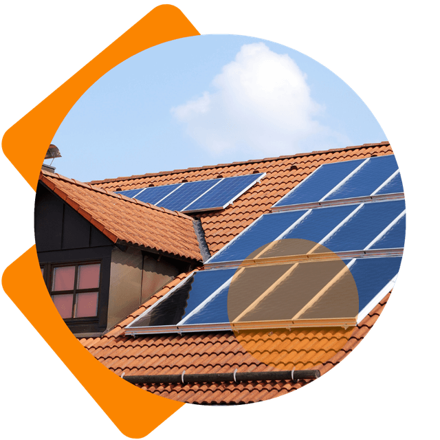 Brilliant Solar Solutions brand graphic with solar panels